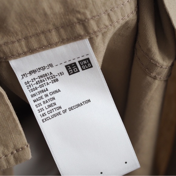 Trench vest JW Anderson sleeveles Uniqlo belted lapel dress medium - Picture 11 of 11